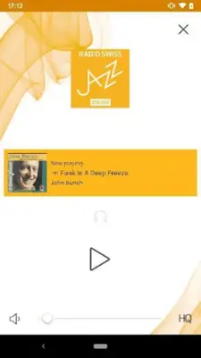 Radio Swiss Jazz android App screenshot 0